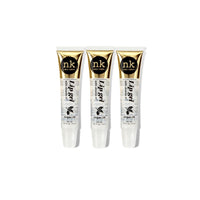 Nicka K NK lip gloss gel 15ml Vitamin E, Shiny, Nourishes, Lip gel (Argan Oil, Pack Of 3)