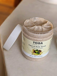 Generic Natural Shea Butter & Argan Oil Face & Body Scrub Exfoliating Body Scrub & Exfoliator - Skincare Remove, Rejuvenating & Softening - Deep Cleansing