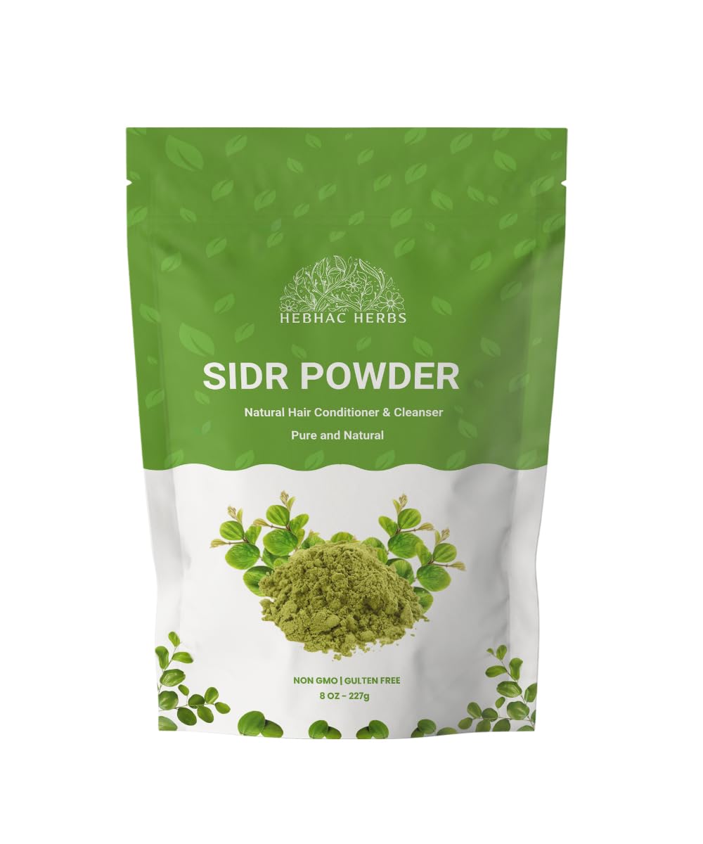 Hebhac Herbs Sidr Powder 227g | 100% Natural | Ideal for Skincare & Haircare | Nourishing hair and skin | Pure and fresh | Versatile Beauty Ingredient