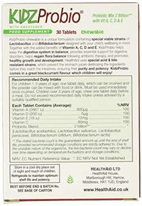 HealthAid Kidz 2 Billion Proboi 30 Tablets