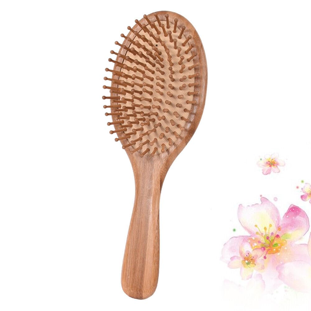 kandid Kandid Luxury Wooden Hairbrush with natural striping - 70 bristles - Size: 24cm x 9cm x 3.5cm