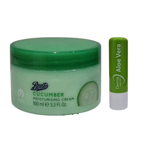 Generic Cucumber Moisturising Cream,nourished & beautifully soft skin 100mL With Free Aloe Vera Lip Balm