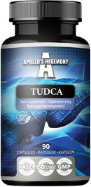 APOLLO'S HEGEMONY Tudca 100mg - 90 Vegan Capsules - A Bile Salt Dietary Supplement to Support Digestion and Liver Function - 3 Months Supply - by Apollo's Hegemony