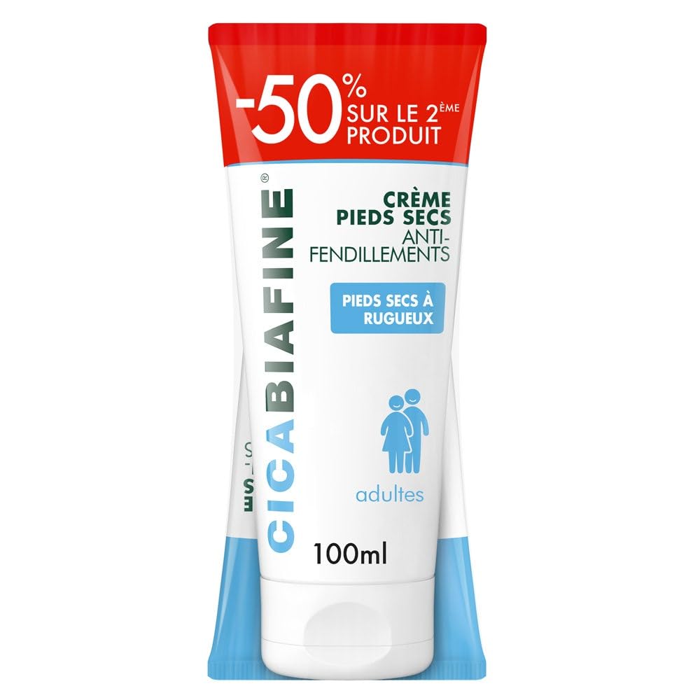Johnson & Johnson CicaBiafine Anti-Chapping Dry Feet Cream 2 x 100ml