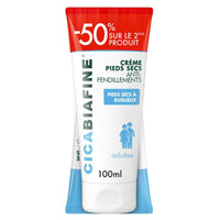 Johnson & Johnson CicaBiafine Anti-Chapping Dry Feet Cream 2 x 100ml