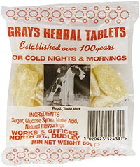 NAZUSA Grays Herbal Tablets - Each 60g Bags (6 x 60g Bags)