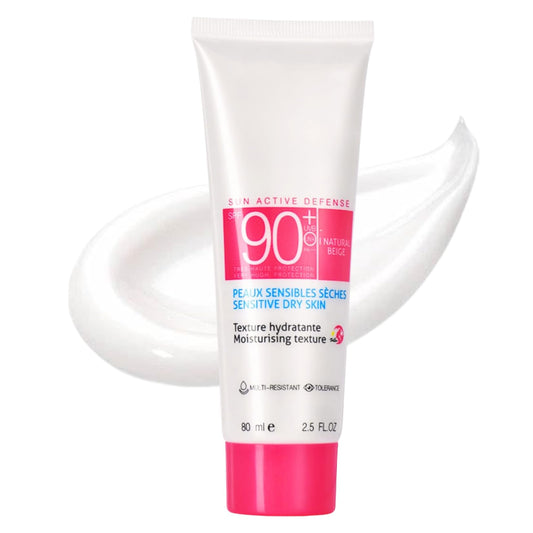 ISBEAUSOLS Sun Cream SPF 90 For Face & Body-Suncream Factor 90-Face Sunscreen Water & Sweat Resistant, Moisturizing & Non Greasy,No White Cast-Beach Sunblock,Strong UV Protection Anytime for All Skin Types