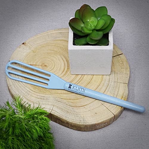 K Kumi Professional Beauty Kumi Wheat Eco-Friendly Blue Hair Colour Tinting Whisk - Smooth Mixing of Hair Tint