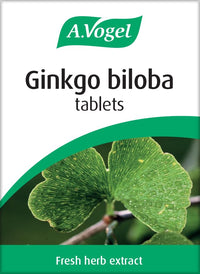 A.Vogel Ginkgo Biloba Tablets | Food Supplement | Extract from Fresh Ginkgo biloba Leaves | Suitable for Vegetarians | 30 Days Supply | 120 Tablets