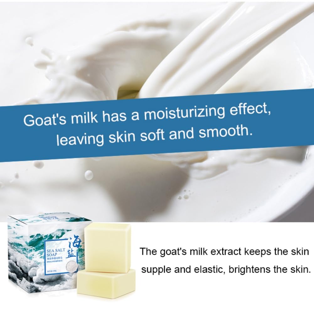 Weixinbuy Mite Soap Rich In Sea Salt Quickly Remove Mites Repair Nourish Skin Personal Care Product