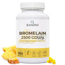 BANDINI Bandini® Bromelain 180 Capsules 1000mg | 2500GDU Pure Pineapple Extract