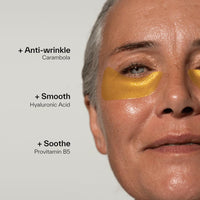 DAY+ | Anti-Aging Eye Patches | Fills Wrinkles & Fine Lines, Tones the Eye Contour | Rejuvenated Look | Hyaluronic Acid, Carambola, Provitamin B5 | 97% Natural Ingredients | Pack of 3 Pairs