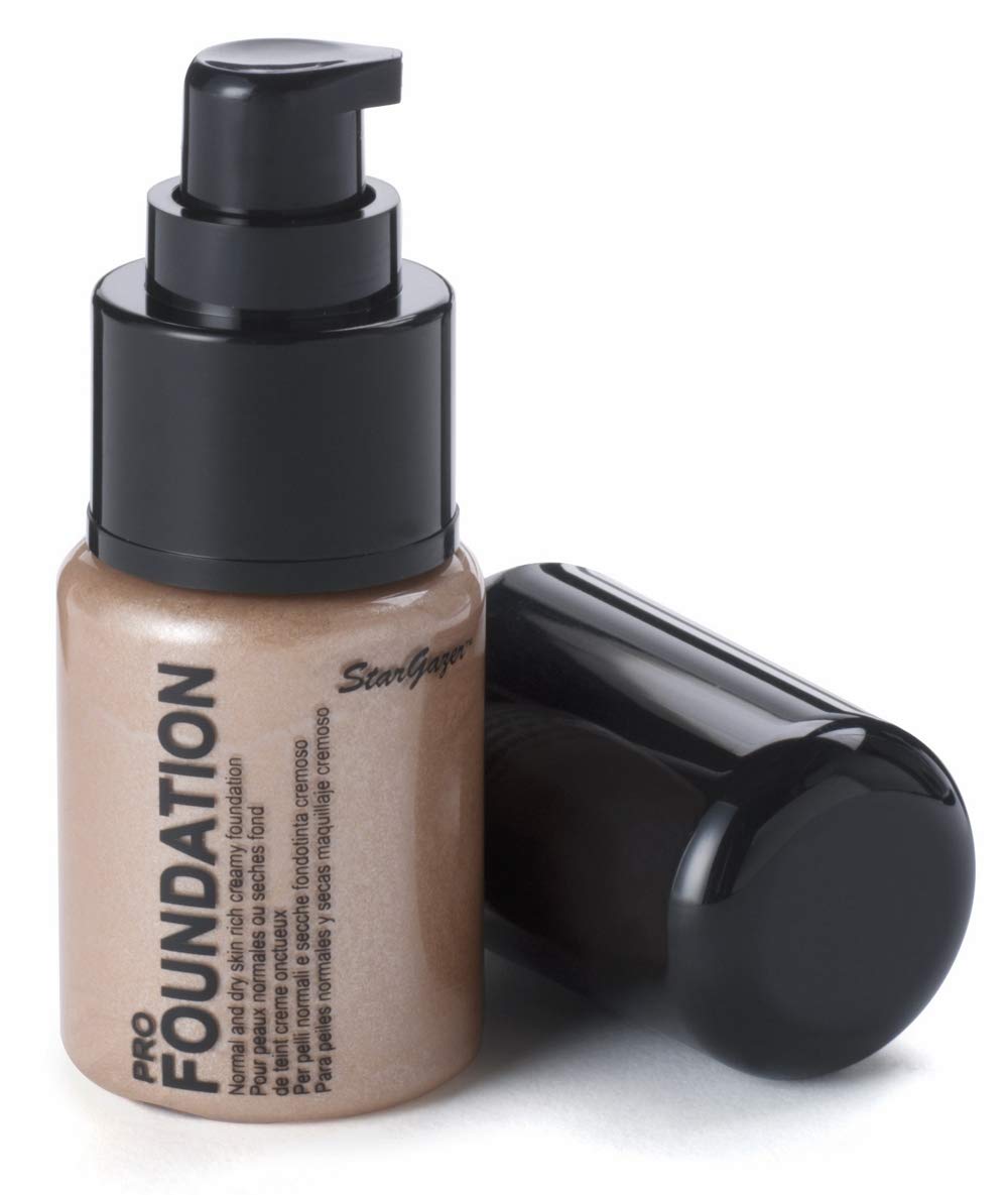 Stargazer Light Pro foundation. A light full coverage blendable liquid cream foundation