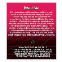 HealthAid L-Cysteine 550mg - 30 Tablets