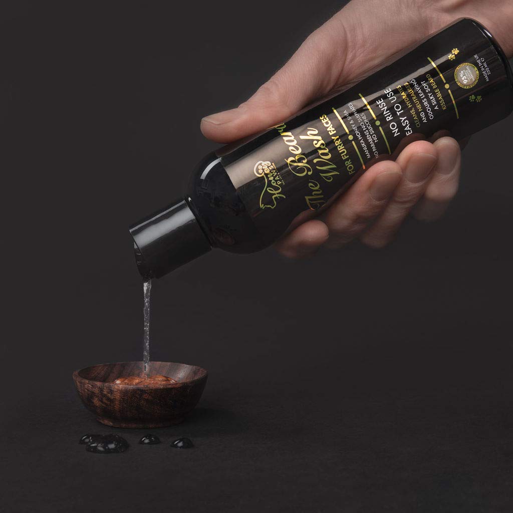 Honey Paws Dog Spa and Styling Honey Paws The Beard Wash for Furry Faces - No Rinse Facial - Cleans and Neutralises Odours - Prevents Tangling