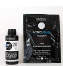 Makki MAKKI HAIR BLEACHING KIT 20 ACTIVE BLUE BLEACH POWDER 50g + OXY CREAM VOL 20 (6%) 100ml