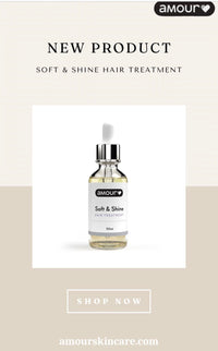 Amour Noir Hair Growth Oil by Amour Skincare. Revatalise your hair. Introducing our pre-wash concentrated hair oil for growth, deep nourishment and shine for all hair and skin types.