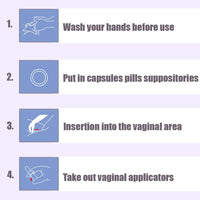 Mwrenqei 5 PCS Personal Disposable Vaginal Applicators Individually Wrapped Pessary Applicators Portable Lube Applicator for Women Managing the Private Parts of Body