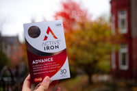 Active Iron Advance 25mg Iron Supplement | Non- Constipating | Clinically Proven to Increase Iron Levels | Fights Tiredness & Fatigue | 30 Daily Capsules
