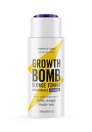 Growth Bomb Blonde Toning Supercharge Shampoo 300ml - For fuller, stronger blonder hair. Yerba Maté. Natural Ingredients. Stimulates Growth.