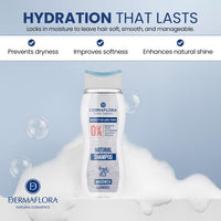 Dermaflora Sensitive with MSM Shampoo – 250ml | Sulfate & Paraben Free Hydrating Shampoo for Sensitive Scalp | Gentle Daily Hair Care for Dry, Damaged or Oily Hair