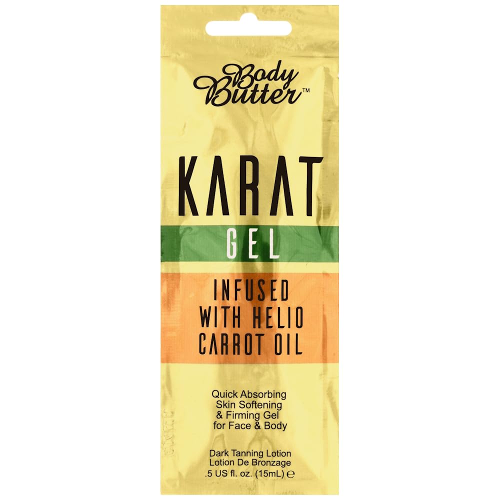BODY BUTTER Body Butter Karat Gel Accelerator Tanning Lotion - Infused with Helio Carrot Oil (15ml)