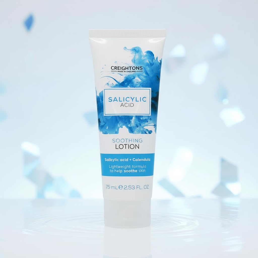 Creightons Salicylic Acid Soothing Lotion (75ml) - With salicylic acid & calendula, a moisturising, lightweight lotion to help soothe and care for angry, blemish-prone skin