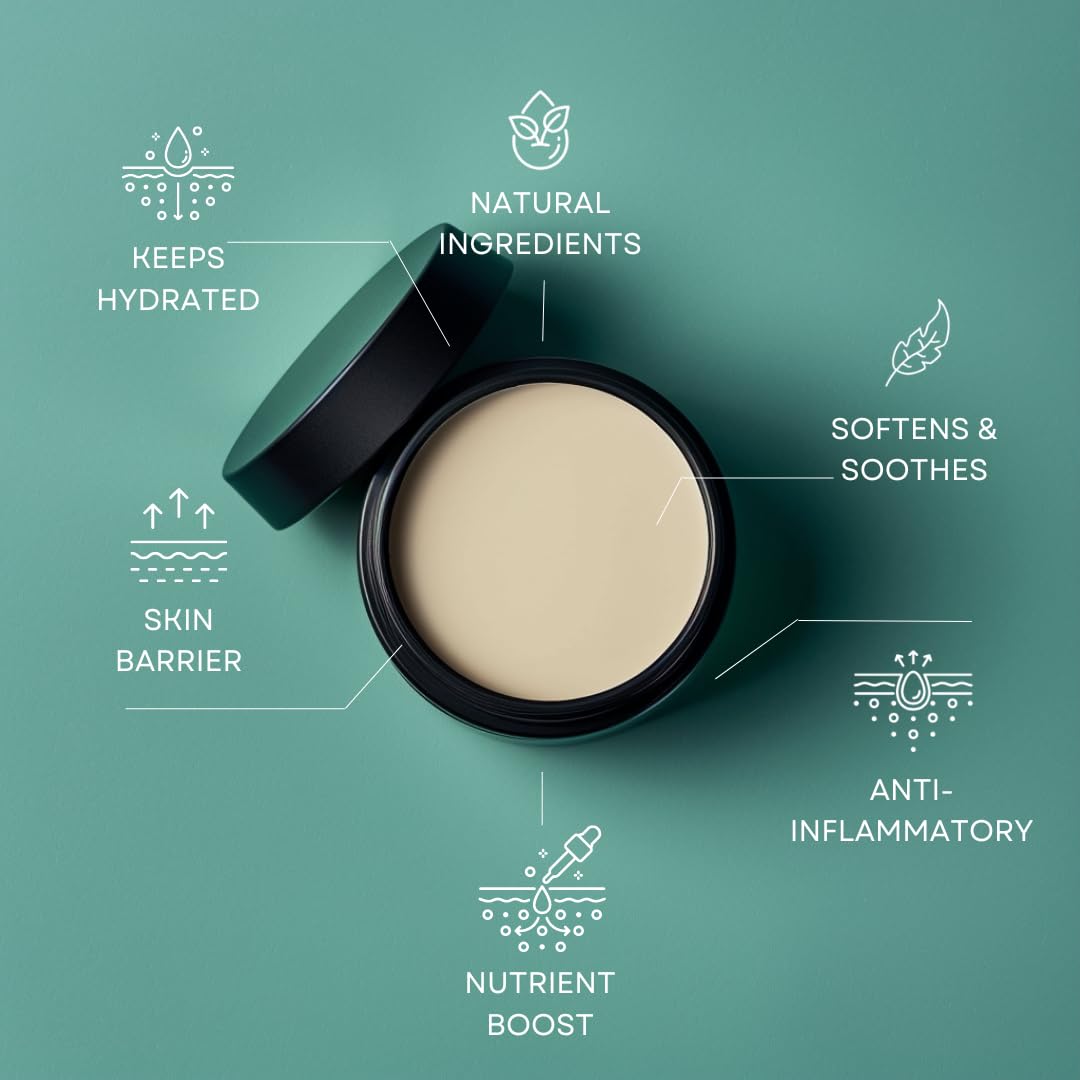 Generic Origin - Organic Beef Tallow Skin Care Balm. Barrier skin food for dry skin, eczema, rosacea, menopausal. Body lotion, hand and face cream, adults and baby. (Blackberry)