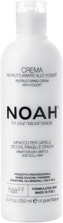 KP Pharma NOAH Hair 2.2 Restructuring Cream with Yogurt – Deep Repair for Dry, Brittle & Damaged Hair - Nourishing & Strengthening Hair Mask with Natural Proteins for Hydration, Softness & Shine – 250ml