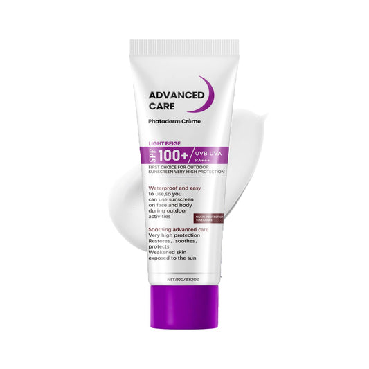 ISBEAUSOLS SPF 100 Sunscreen - Factor 100 Sun Cream - UVB/UVA High Protection Suncream - 100 Spf Face Moisturiser with Moisturiser anti Wrinkle Prevent Sunburn&Taning - Non Greasy & Non Sticky Face Spf
