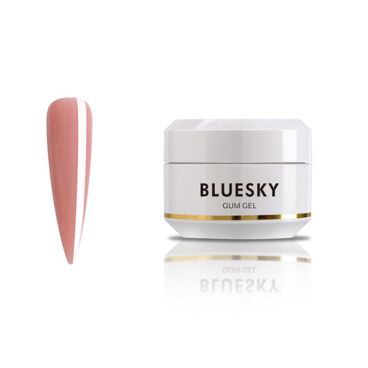 BLUESKY Bluesky Gum Gel 15 ml, Pink, Poly Gel Builder Colours For Poly Gel Nail Kit, Quick Nail Extensions (Requires Curing Under LED UV Lamp)