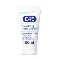E45 Repairing Hand Cream 50ml for Dry & Damaged Hands, Fast Absorbing
