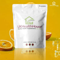 UKHealthHouse Vitamin C 500mg Chewable 240 Tablets Immune Support Orange Flavour High Strength Antioxidant Contributing to The Reduction of Tiredness