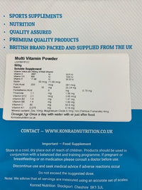 Konrad Nutrition Multi Vitamin Powder 500g Soluble
