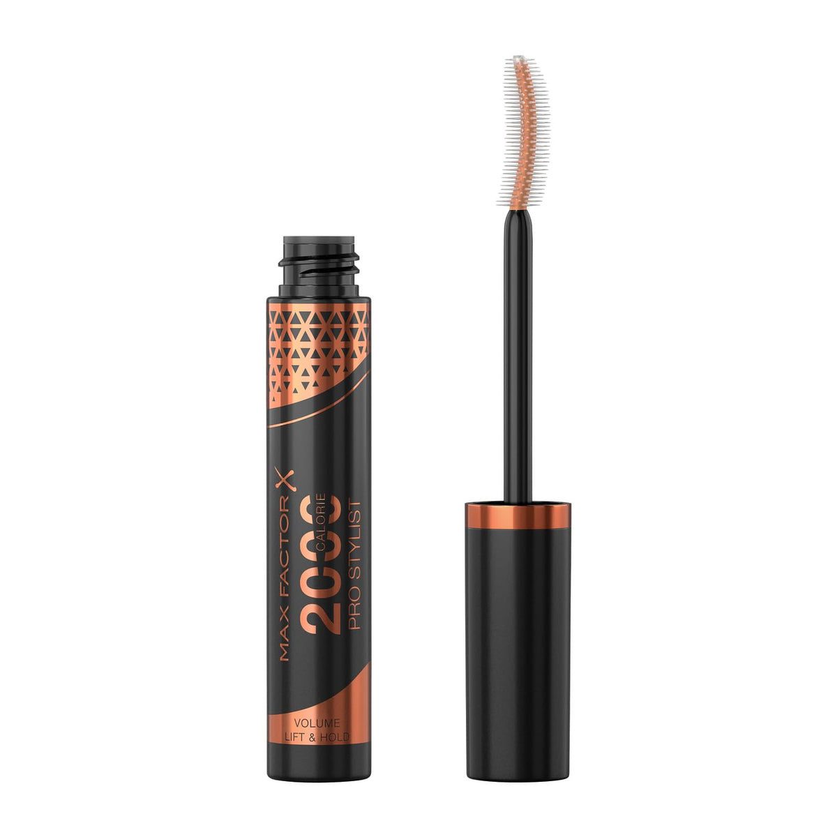Max Factor 2000 Calorie Pro Stylist Mascara, Black Brown, 9ml