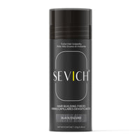 SEVICH Hair Building Fibers - Instant Hair Thickener for Thinning Hair Loss, Natural Keratin Powder for Men Women, Black 25g/0.88oz