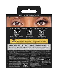 Eylure Luxe Pro Magnetic 10 Magnets Felt Tip Wispy False Lashes