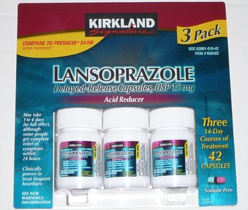 Kirkland Signature Lansoprazole 42 Capsules