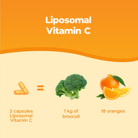 BANDINI Bandini® Liposomal Vitamin C | High Strength Ascorbic Acid Capsules, High Absorption & Bioavailability | Immunity, Energy, Skin Support - Boosts Collagen & Reduces Fatigue (180 Count (Pack of 1))