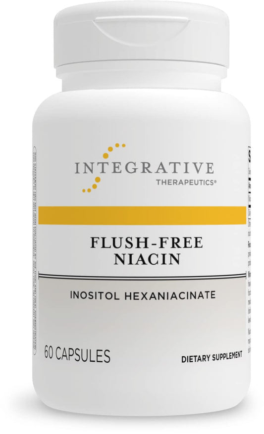 Integrative Therapeutics - Flush-Free Niacin - Inositol Hexaniacinate - 60 Capsules
