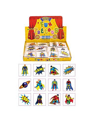2x 24 Kids Super Hero Tattoos