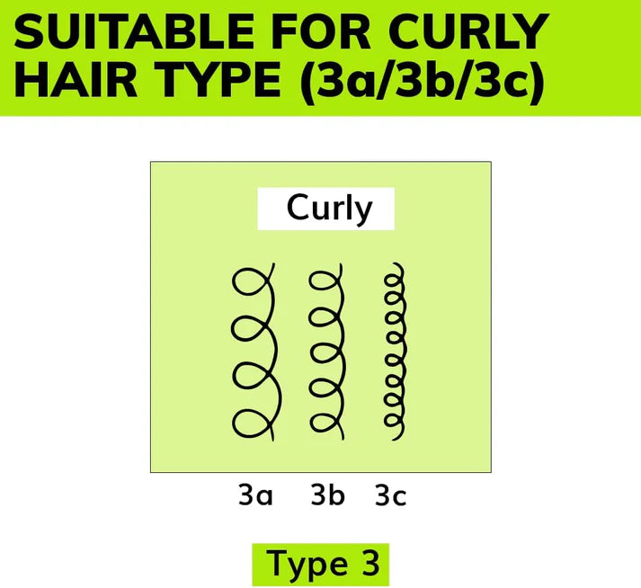 BSSET Curly Curl Cream, Defines Curls Reduces Frizz - For Type 3 Curly Hair, 300 ml