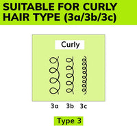 BSSET Curly Curl Cream, Defines Curls Reduces Frizz - For Type 3 Curly Hair, 300 ml