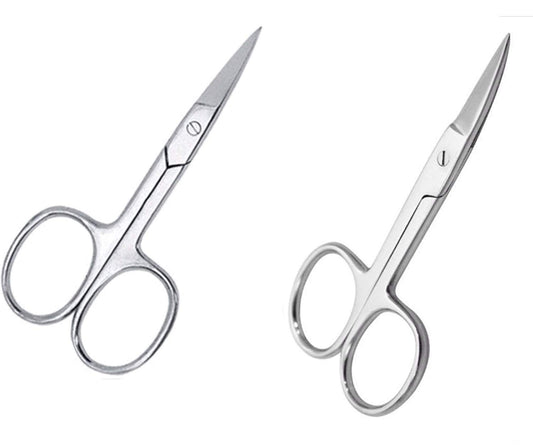 CNS Professional Straight & Curved Nail Scissors (Straight Scissors)
