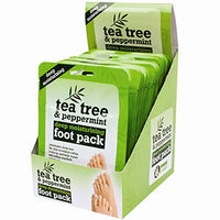 Logyua 5x Tea Tree Peppermint & Shea Butter Foot Treatment Packs
