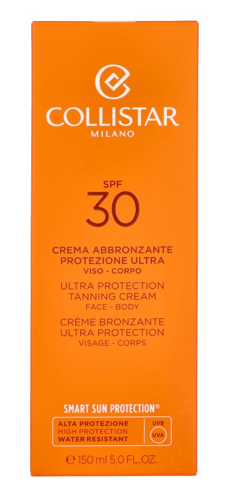 Collistar SPF30 Water Resistant Ultra Protection Tanning Cream, 150 ml