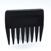 ZEROKIWI Professional Mens Styling Comb, Anti-Static Pompadour Streaker Comb Texture Wide Tooth Comb for Hairstyling Shaping Wet Pick Hairdressing Comb, Black
