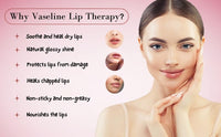 Generic Vaseline Lip Balm - Petroleum Jelly - Lip Therapy - Original, Coco Butter, Alo VeraAnd Rosy 20g Tin - Soothes Dry Lips - Pack Of 4