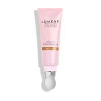 Lumene LUMENE Invisible Illumination Serum in Concealer | Bronze Shade | For Brightening & Concealing Dark Circles | Lightweight, Multi-Use Makeup Infused with Vitamin E for Hydration | Vegan | 10 ml