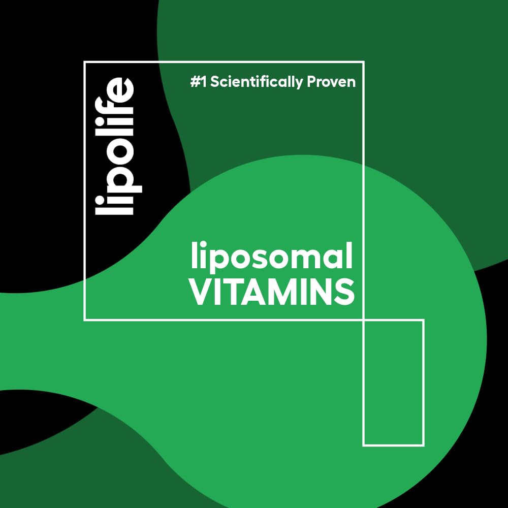 Lipolife liposomal Vegan Vitamin D3 Supplement | Highly absorbable Plant sourced D3 | Manufactured in UK to cGMP Standards | lipolife | 60 Servings. 1000IU. LVD2.